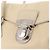 PRADA Tote Bag Leather Ivory Silver - vista 16