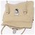 PRADA Tote Bag Leather Ivory Silver - vista 17