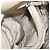 PRADA Tote Bag Leather Ivory Silver - vista 25