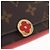 LOUIS VUITTON Monogram Portefeuille Flore Compact Wallet Red M64587 - vista 12