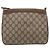 GUCCI GG Supreme Shoulder Bag PVC Beige - vista 3