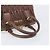 Miu Miu Matelasse Hand Bag Leather Brown Gold - vista 7