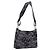 GUCCI Schultertasche Satin Lila Silber