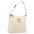 Salvatore Ferragamo Gancini Shoulder Bag Leather Ivory Silver