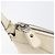 Salvatore Ferragamo Gancini Shoulder Bag Leather Ivory Silver - vista 17