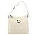 Salvatore Ferragamo Gancini Shoulder Bag Leather Ivory Silver - vista 2