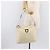 Salvatore Ferragamo Gancini Shoulder Bag Leather Ivory Silver - vista 27