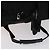 PRADA Bolsa Boston Nylon 2way Preta Prata - vista 9