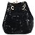 PRADA Chain Shoulder Pouch Sequin Black Gold - vista 2