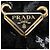 PRADA Chain Shoulder Pouch Sequin Black Gold - vista 20