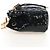 PRADA Chain Shoulder Pouch Sequin Black Gold - vista 3
