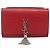 Autre Marque Saint Laurent Kate Chain Shoulder Bag Leather Red Silver - vista 2