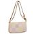 LOUIS VUITTON Damier Licious Pochette Pouch Peach N40642 LV