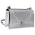 Christian Dior Diorama Schultertasche mit Kette Lackleder Silber