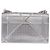 Christian Dior Diorama Schultertasche mit Kette Lackleder Silber - Ansicht 3