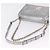 Christian Dior Diorama Schultertasche mit Kette Lackleder Silber - Ansicht 8