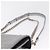 Christian Dior Diorama Schultertasche mit Kette Lackleder Silber - Ansicht 9