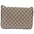 GUCCI GG Supreme Shoulder Bag PVC Beige Gold - vista 3