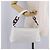 CHANEL COCO Mark Shoulder Bag Caviar Skin White Gold CC - vista 27