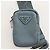 PRADA Bolsa de Mão Nylon 2way Azul Claro Prata - vista 13