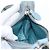 PRADA Bolsa de Mão Nylon 2way Azul Claro Prata - vista 30