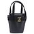 Salvatore Ferragamo Vala Hand Bag Leather Embossed Black Gold