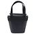 Salvatore Ferragamo Vala Hand Bag Leather Embossed Black Gold - vista 3