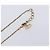 Christian Dior CD Logo Circle Necklace Metal Gold Tone - vista 13