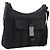 GUCCI GG Canvas Shoulder Bag Black Silver