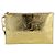 FENDI Clutch Bag Leather Gold 8N0178 - vista 2