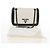 PRADA Chain Shoulder Bag Leather White Black - vista 12