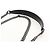 PRADA Chain Shoulder Bag Leather White Black - vista 17