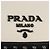 PRADA Chain Shoulder Bag Leather White Black - vista 25