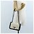PRADA Chain Shoulder Bag Leather White Black - vista 32