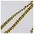 PRADA Bolsa de Ombro com Corrente Nylon Lime Green Gold - vista 10