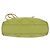 PRADA Bolsa de Ombro com Corrente Nylon Lime Green Gold - vista 11