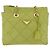 PRADA Bolsa de Ombro com Corrente Nylon Lime Green Gold - vista 2