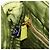 PRADA Bolsa de Ombro com Corrente Nylon Lime Green Gold - vista 24