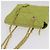 PRADA Bolsa de Ombro com Corrente Nylon Lime Green Gold - vista 7