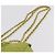 PRADA Bolsa de Ombro com Corrente Nylon Lime Green Gold - vista 9