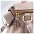 Miu Miu Side ribbon Hand Bag Leather 2way Pink Gold - vista 19