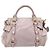 Miu Miu Side ribbon Hand Bag Leather 2way Pink Gold - vista 3