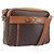 Céline CELINE Macadam Canvas Shoulder Bag PVC Leather Brown Gold