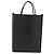 FENDI Pack Shopping Bag Small Hand Bag Leather Black Silver 7VA512 - vista 2