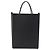 FENDI Pack Shopping Bag Small Hand Bag Leather Black Silver 7VA512 - vista 3