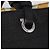Salvatore Ferragamo Gancini Tote Bag Canvas Black Silver - vista 14