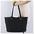 Salvatore Ferragamo Gancini Tote Bag Canvas Black Silver - vista 21