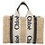 Chloé Chloe Woody Hand Bag Raffia 2way Beige Gold Tone - vista 2