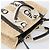 Chloé Chloe Woody Hand Bag Raffia 2way Beige Gold Tone - vista 6