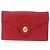 Christian Dior Shoulder Bag Leather Red Gold Tone - vista 2